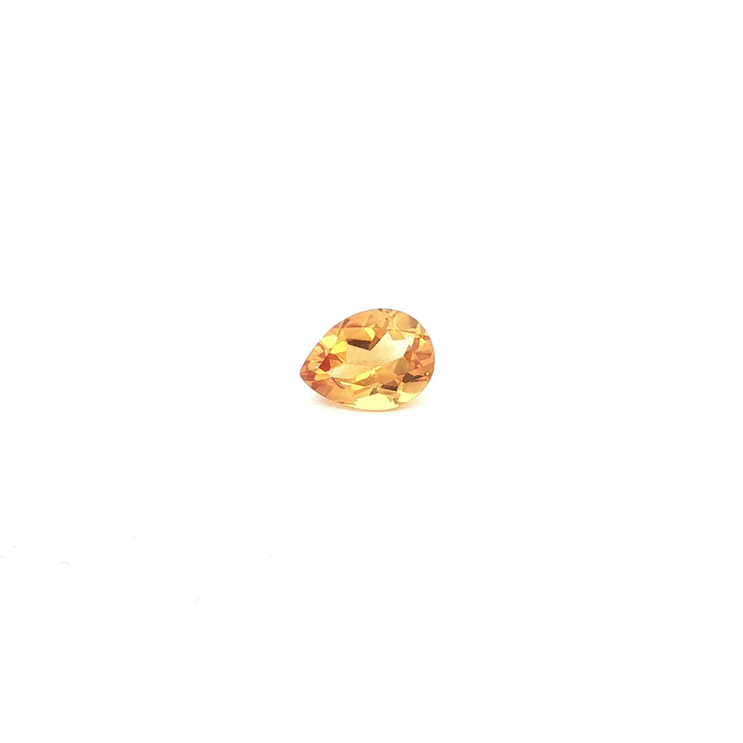 1.44ct Pear Natural Citrine (Colour Yellow, Clarity Eye Clean, Cut Faceted)