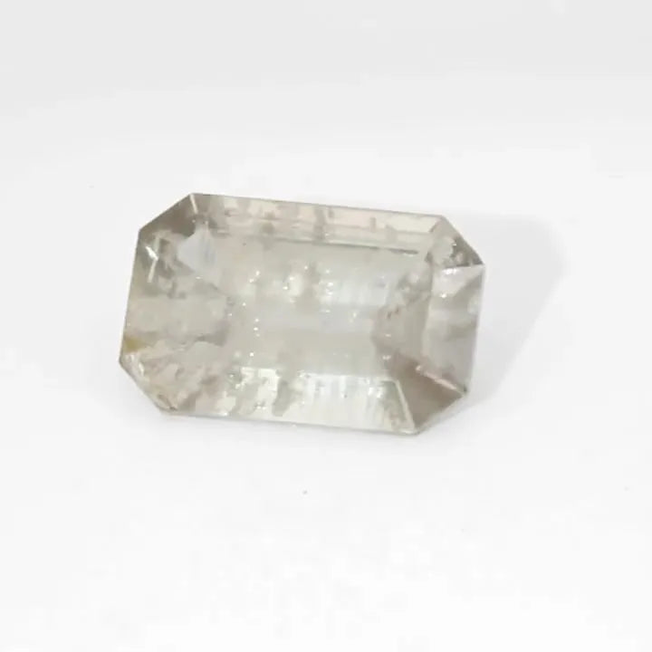 6.18ct Emerald Natural Sapphire (Colour Yellow, Clarity Slightly Included, Cut Faceted)