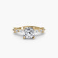 Solitaire with Eternity Pavé