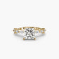 Solitaire with Eternity Pavé