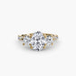 Three-Stone with Pavé Band 3