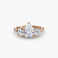 Three-Stone with Pavé Band 3