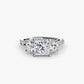 Three-Stone with Pavé Band 3