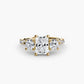 Three-Stone with Pavé Band 3