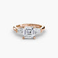 Three-Stone Ring (Baguette Side Stones)