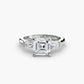 Three-Stone Ring (Baguette Side Stones)