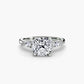 The Floral Accent Solitaire