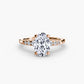 Solitaire with Shoulder Accents
